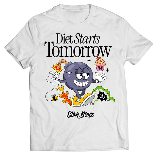 Diet Starts Tomorrow Short Sleeve T-Shirt