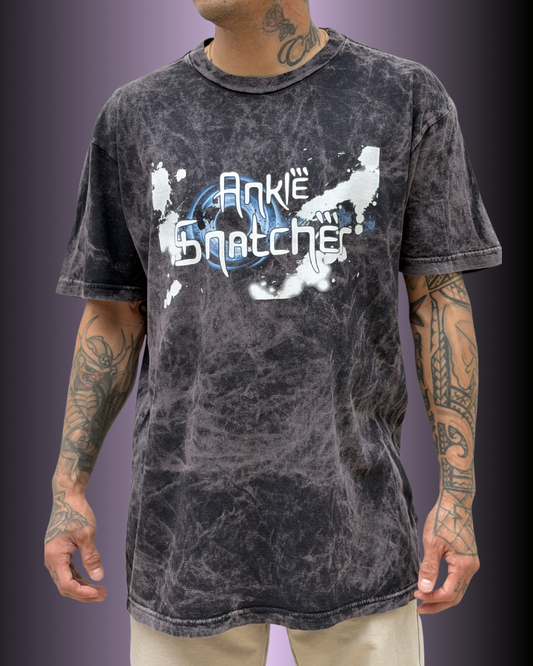 Slick Boyz Acid Wash Ankle Snatcher Anime Inspired Wrestling T-Shirt